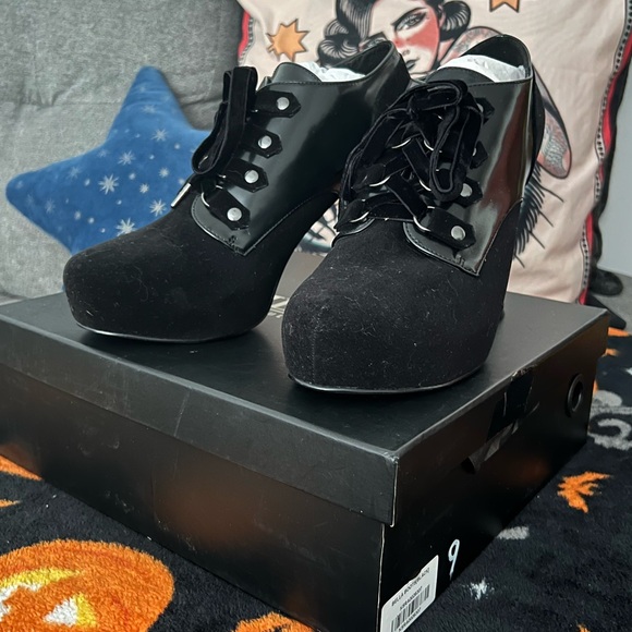KILLSTAR Bella Boot/Heels sz9 🦇 - Picture 5 of 9